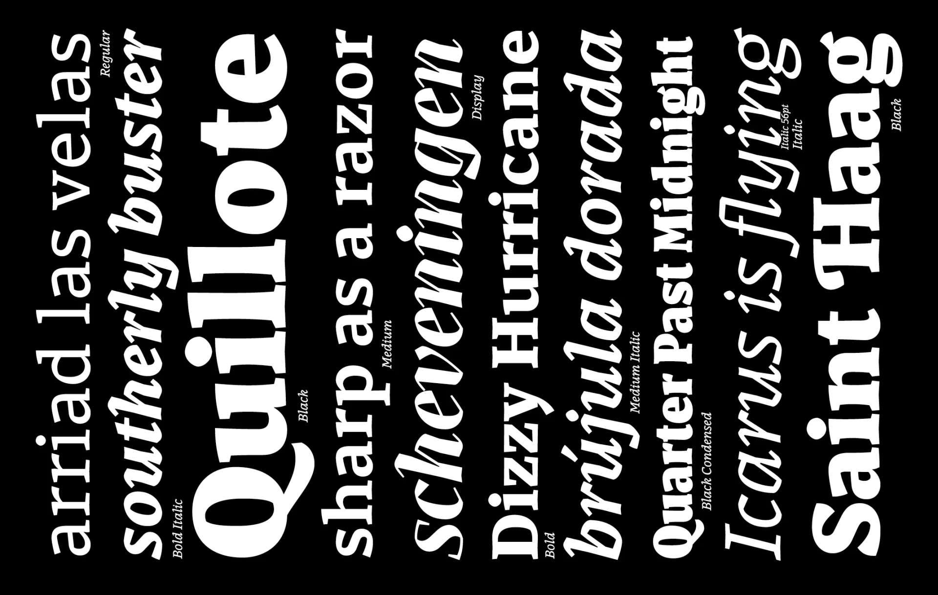 Azor Typeface. Type and Media 2018 Final Project. Carlos de Toro.