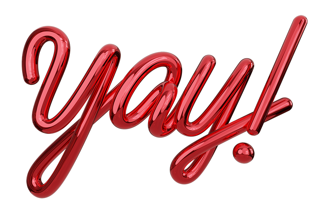 Yay Lettering. 3D Letters. Carlos de Toro.